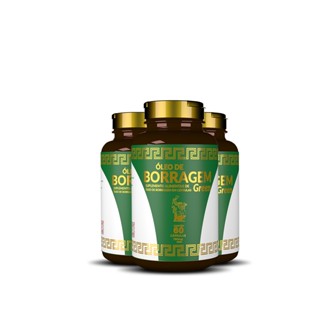 3x Oleo De Borragem Green 60 caps Hf Suplements