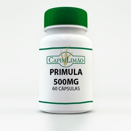 Prímula 500mg 60 Capsulas Capim Limão