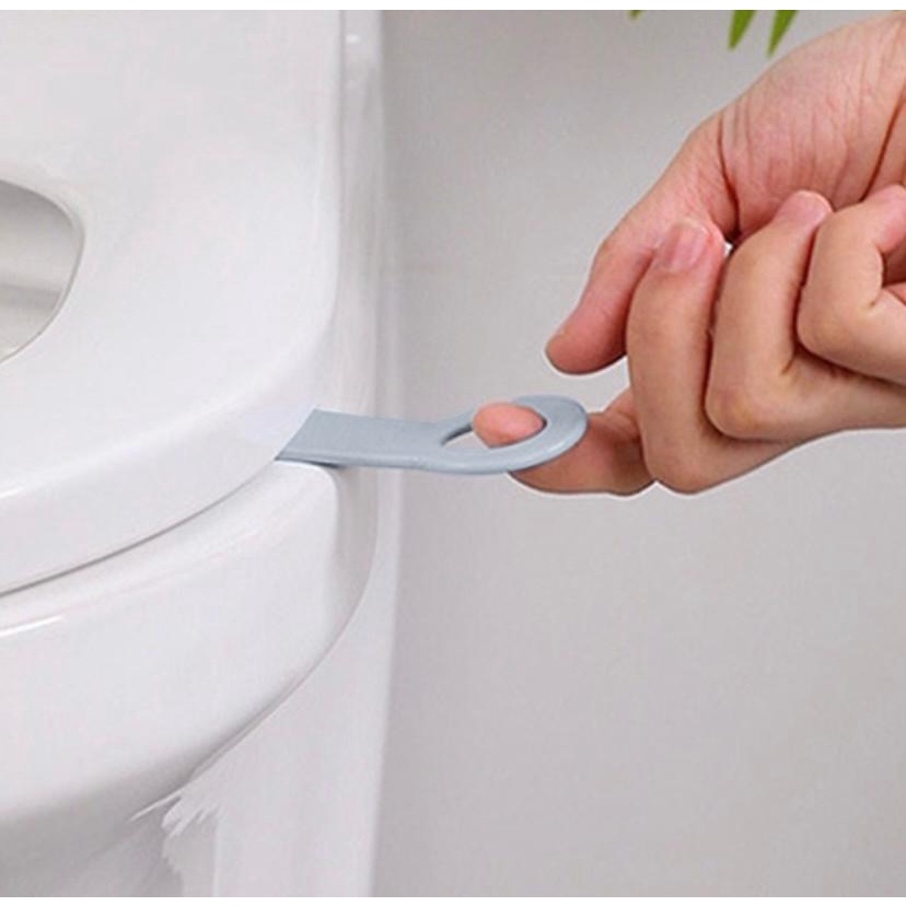 Alça para Levantar Tampa Vaso Sanitário Super Higiênica Com Ventosa Dispensa Furos e Adesivos Versátil CK5400 em Oferta na Shopee