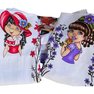 Pano De Prato Boneca Lindos Copa Cozinha Guardanapo Kit 05 Decoraçao Artesanato Pintura Saia De Croche Tamanho Grande