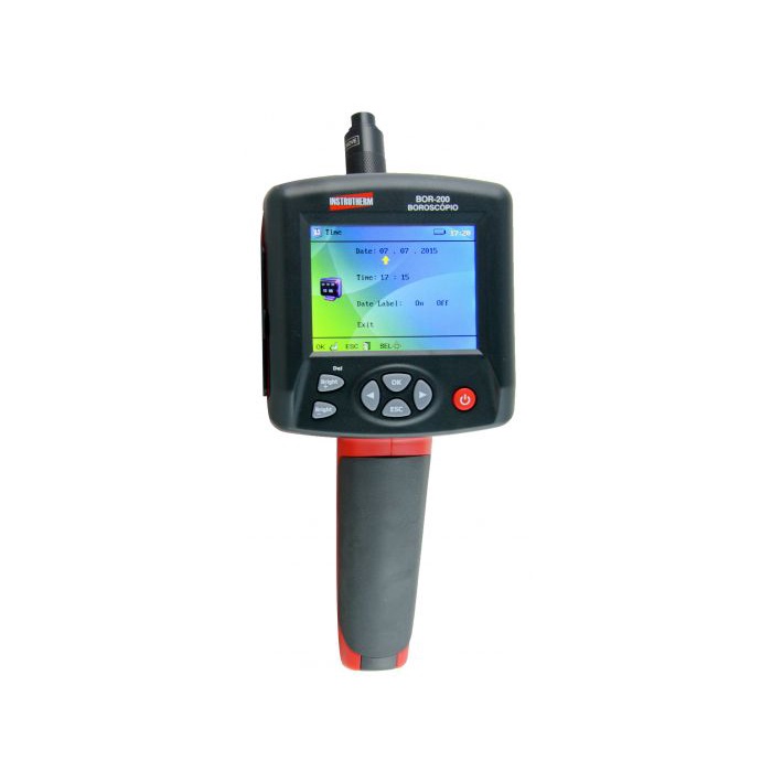 Boroscópio Digital Usb Saída Vídeo Memória Expansível Sensor Carregador Bor-200 Portátil Instrutherm