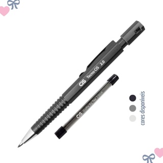 Lapiseira Tecno Cis 2.0mm + Tubo Grafite Profissional em Oferta na Shopee