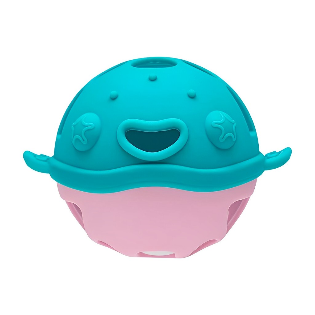 Mordedor Flexível Com Chocalho Baleia Supermacio Em Silicone 16977 Buba em Oferta na Shopee