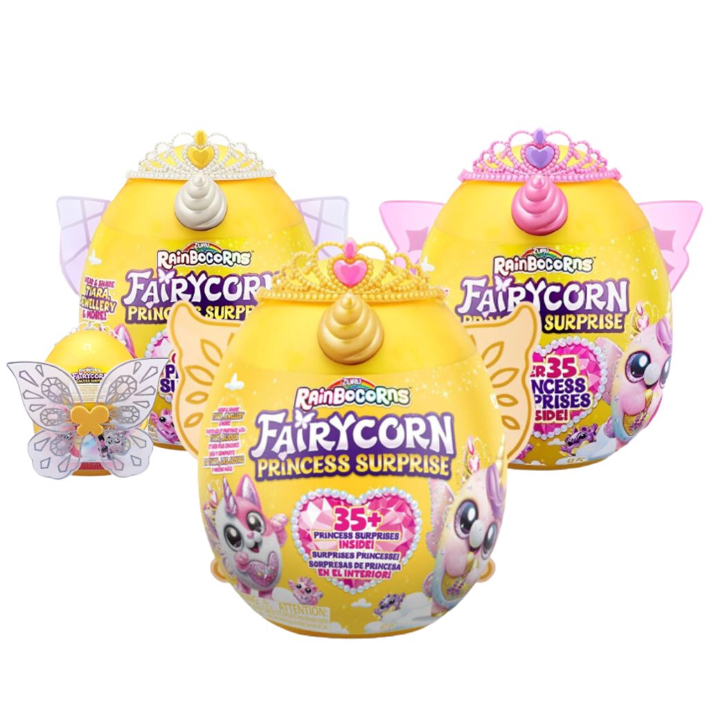 Pelúcia Rainbocorns Princesa Fada Surpresa Serie 6 Grande F0129-3 Fun - Mom & Baby