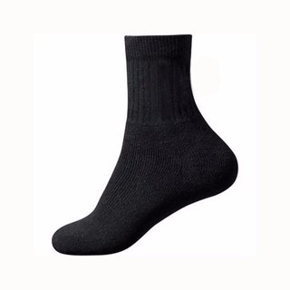 Kit 9 Meias de Algodão QLC Sport M11 Cano Médio – Preto