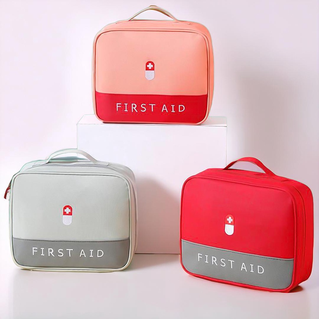 Bolsa De Remédios Necessaire Organizadora Medicamentos Primeiros Socorros Emergência Viagem Trabalho