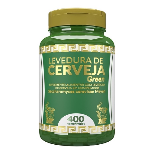 LEVEDURA DE CERVEJA GREEN 400 COMP  HF SUPLEMENTS