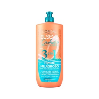 Creme Tratamento Capilar Elseve Cachos Sonhos 3em1 500ml em Oferta na Shopee