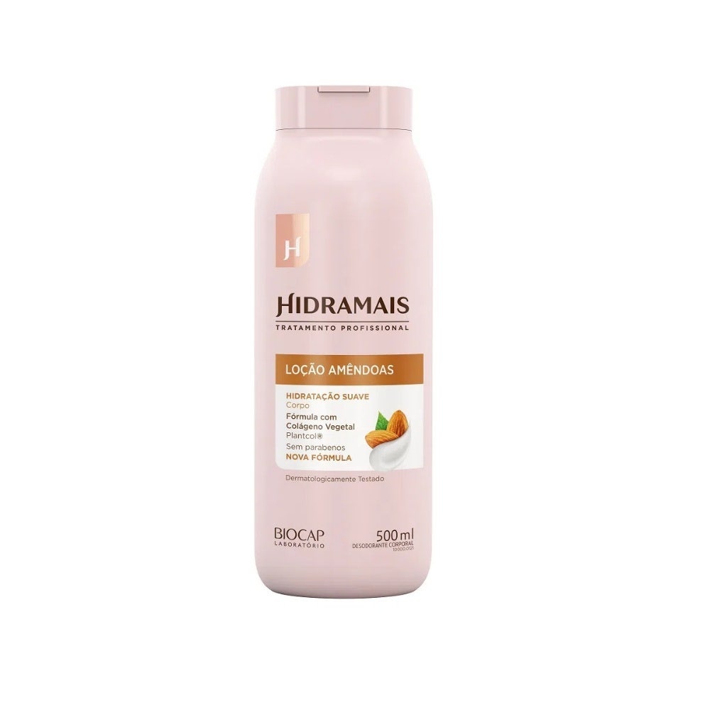 Loção Hidratante Corporal Hidramais Óleo Amêndoas 500ml em Oferta na Shopee