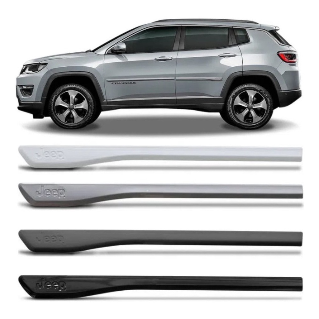 Jogo Friso Lateral Jeep Compass 2022 2023 2024 2025 2026 Modelo Original em Oferta na Shopee