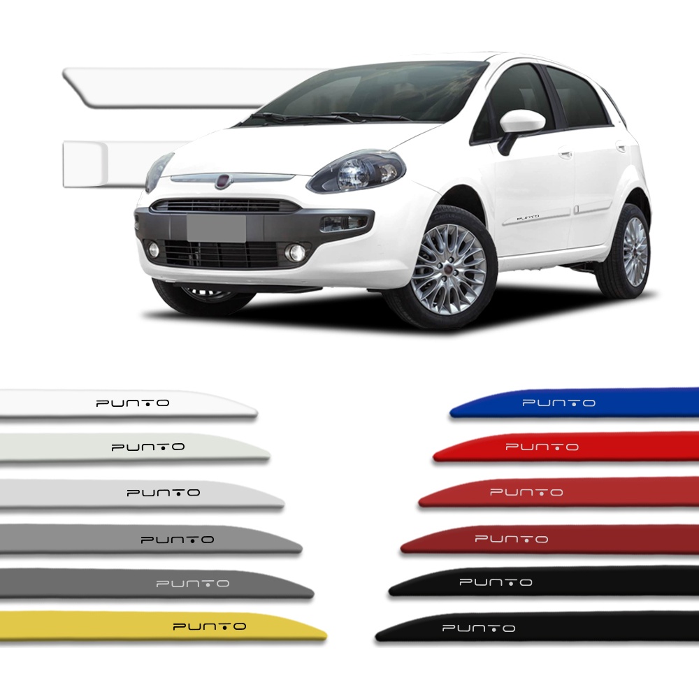Friso Lateral Fiat Punto 2013 2014 2015 2016 2017 C/ 4 Peças