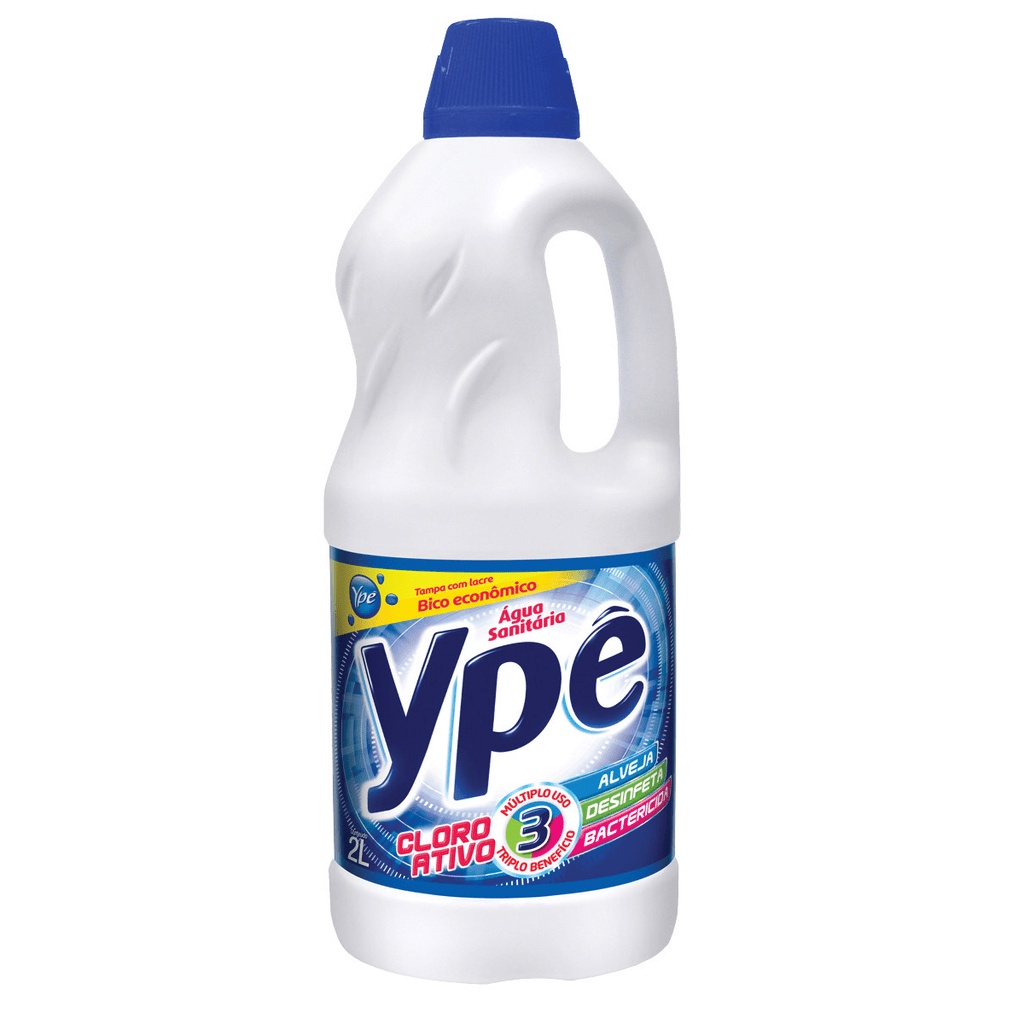 Água Sanitária Ypê Cloro Ativo - 2L