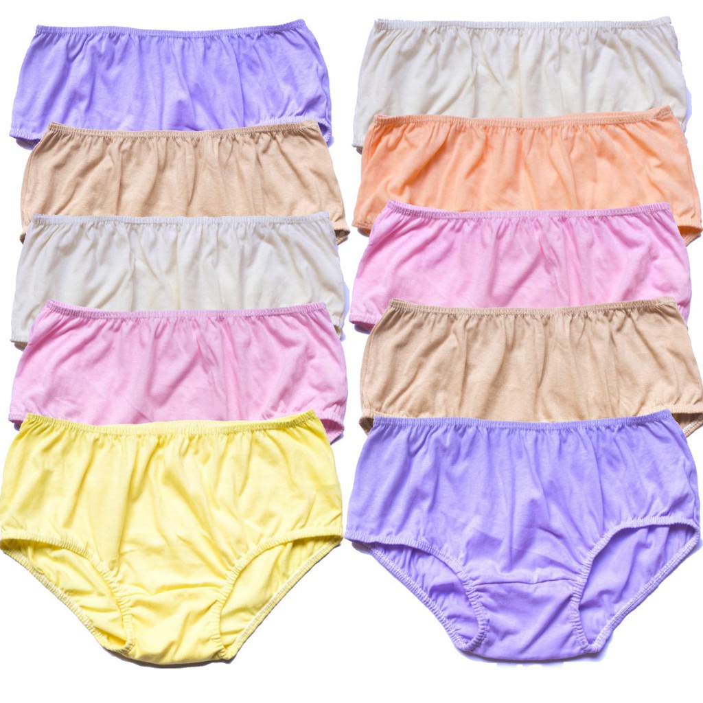 Detalhes do Kit 12 Calçolas Plus Size 100% Algodão Calcinha Leves Defeitos Vovó