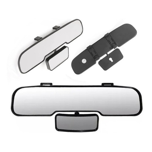 Espelho Retrovisor Interno Ajustável Vigia Mamãe Bebê Universal Carro 2 Em 1 Com Vigia em Oferta na Shopee