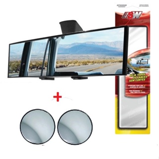 Espelho Retrovisor Interno Universal Grande + mini retrovisor duplo em Oferta na Shopee