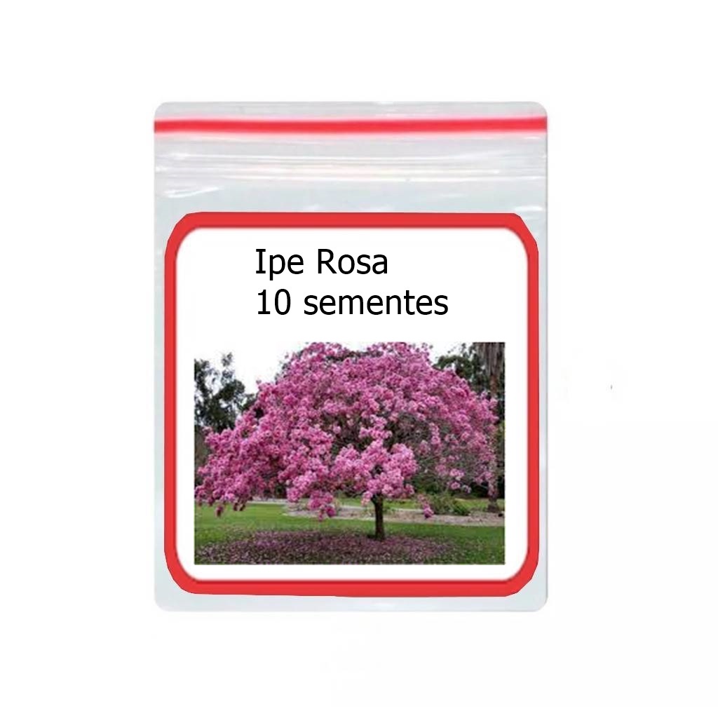 10 Sementes Ype Ipe Rosa flor bela