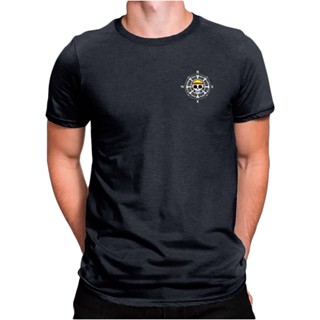 Camisa One Piece Classic Camiseta Básica 100% Algodão Manga Curta BJ2