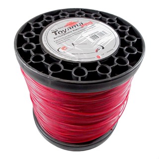 Fio De Nylon P/ Roçadeira Bobina 3mm Quadrado 190mts Toyama