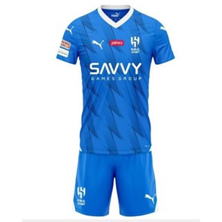 Conjunto Infantil de time de Futebol do Al Hilal do Neymar - Garanta ja o seu conjunto kidss