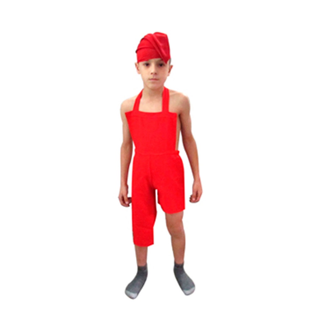 Fantasia Saci Pererê Infantil Bebê Menino Roupa Tema Folclore Carnaval Halloween