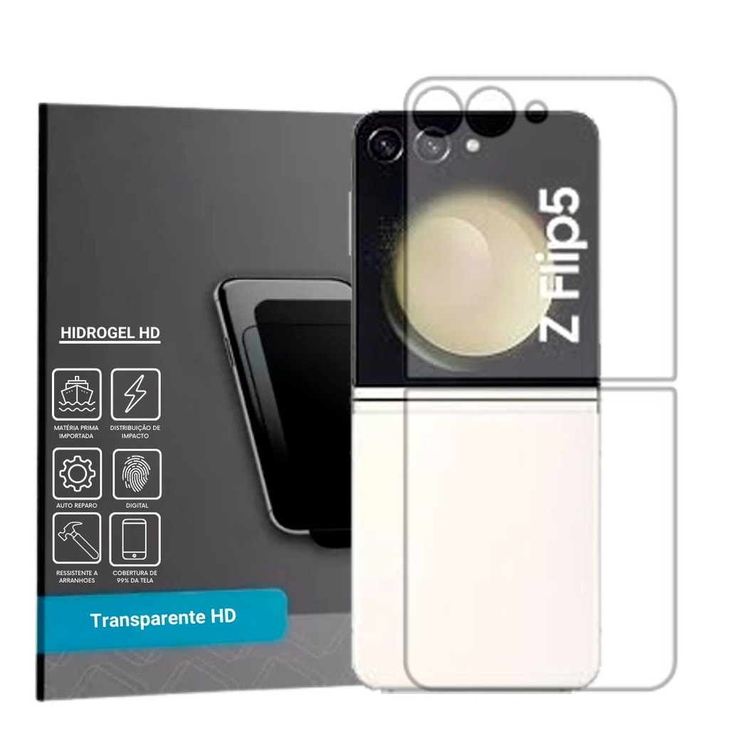Película Hidrogel Verso HD Para Samsung Galaxy Z Flip 5 em Oferta na Shopee
