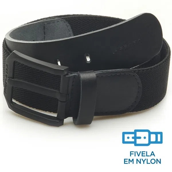 Cinto Masculino Pegada Couro Elástico Preto Cl1002345-01 em Oferta na Shopee