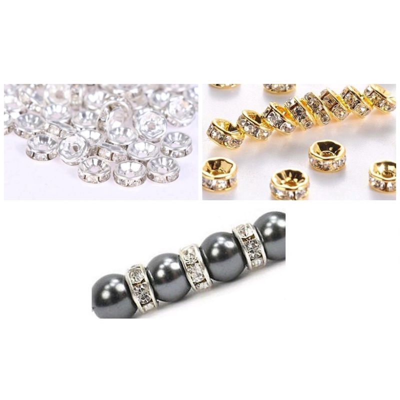 Rondela Rondelle de Strass 6mm