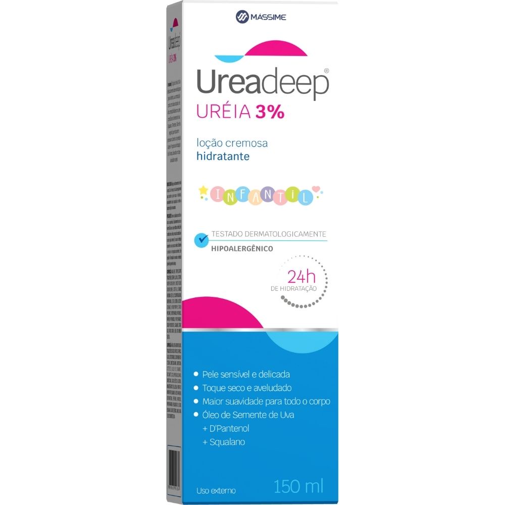 Ureadeep Infantil 3% 150ml - Massime (Uréia)