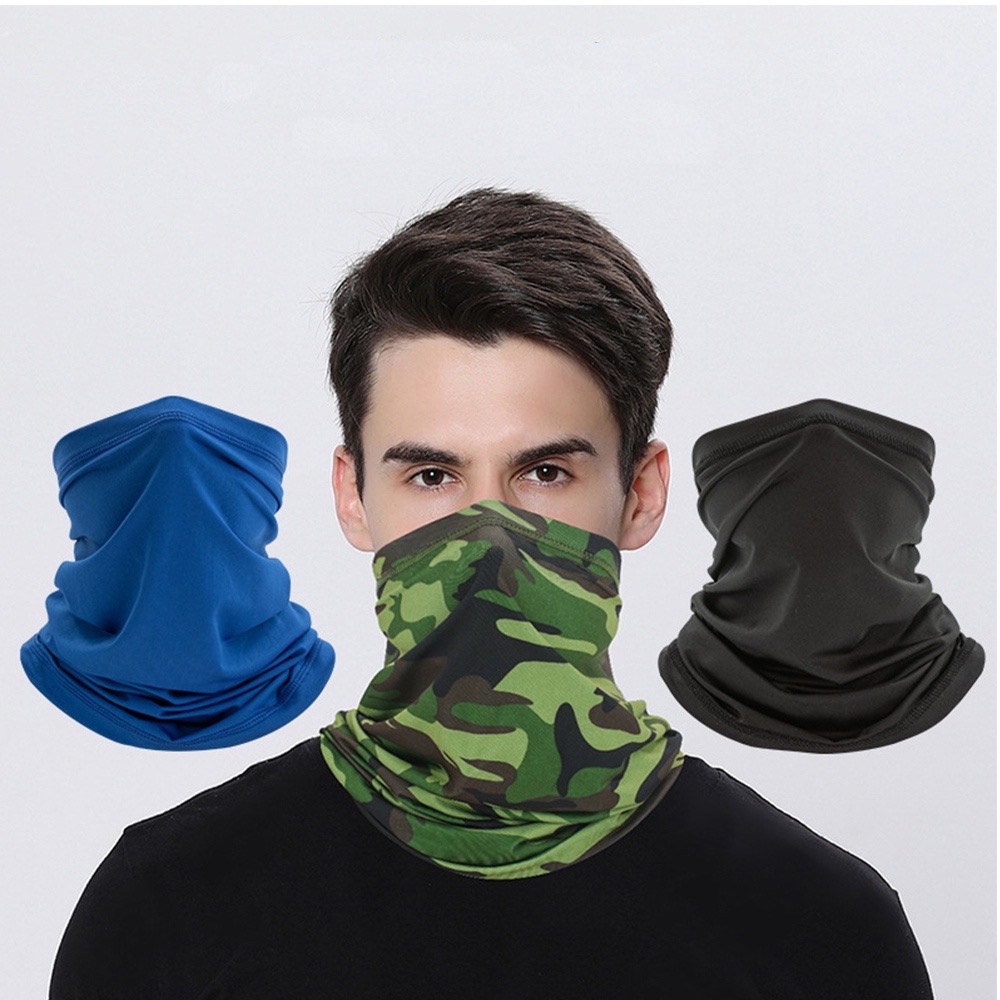Máscara De Secagem Rápida/Bandana UV Antipoeira/Lenço Facial Para Andar De Motocicleta/Bicicleta/Pesca em Oferta na Shopee
