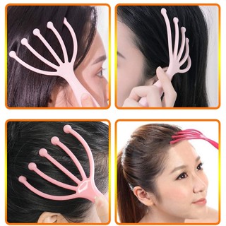 Massageador De Cabeça 5 Pontas Bolas Metálicas Garra Massageadora Antiestresse Relaxante