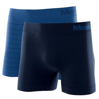Kit 2 Cuecas Boxer Mash Masculina Microfibra Sem Costura