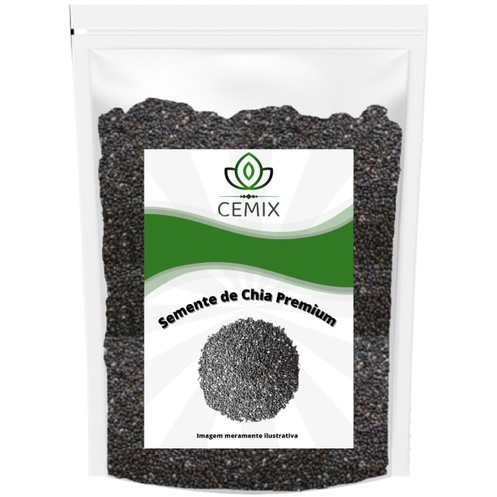 Semente Chia Original Pura 500g Premium Natural Selecionada