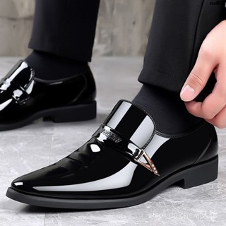 Sapatos De Verão E De Primavera Para Homens Moda Casual Jovem Britânica De Couro