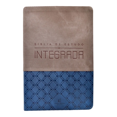 Bíblia De Estudo Integrada, Nvi, Couro Soft, Azul E Grafite, De Thomas Nelson Brasil. Vida Melhor Editora S.a,thomas Nel