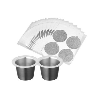 Capsulas Refiláveis De Aço Inoxidável De Café Filtros Reutilizáveis Para Máquinas Nespresso Acessórios Equipamentos