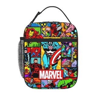 Lancheira Isolada Marvel Saco De Almoço Portátil Estudantil Feminino De Trabalho Homem Para Piquenique em Oferta na Shopee