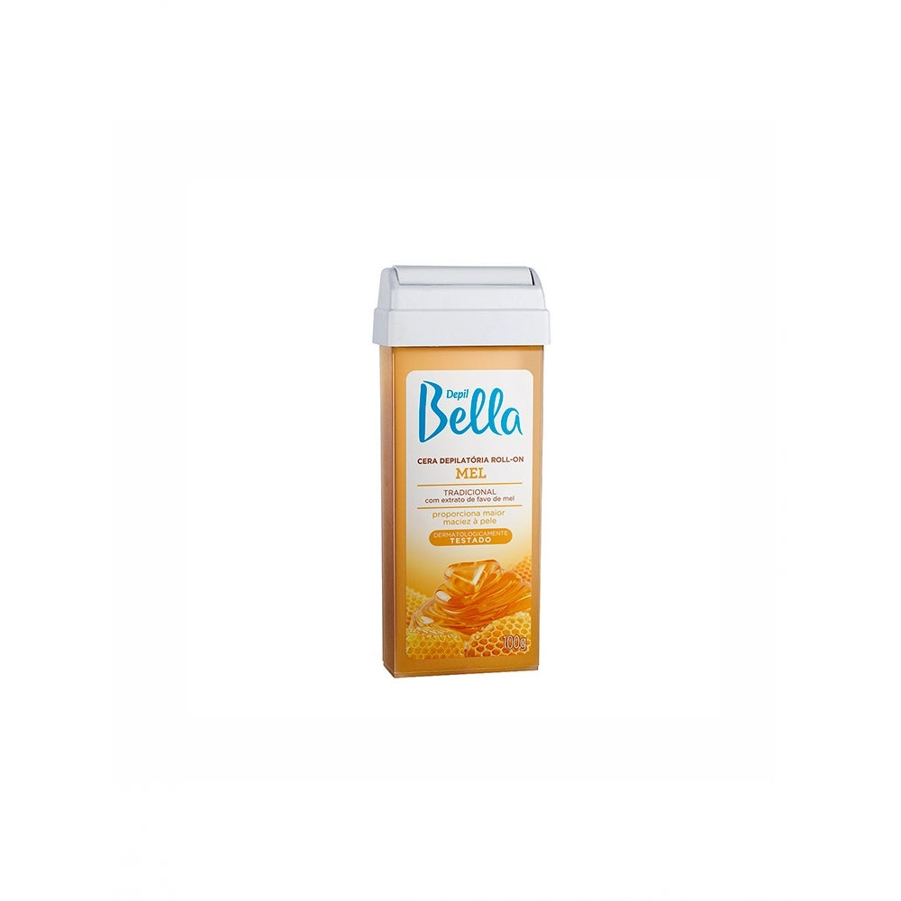 Cera Depilatória Roll On Depil Bella Mel Refil 100g em Oferta na Shopee
