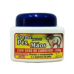 Creme Para Mãos e Pés San Jully Sebo De Carneiro 240g
