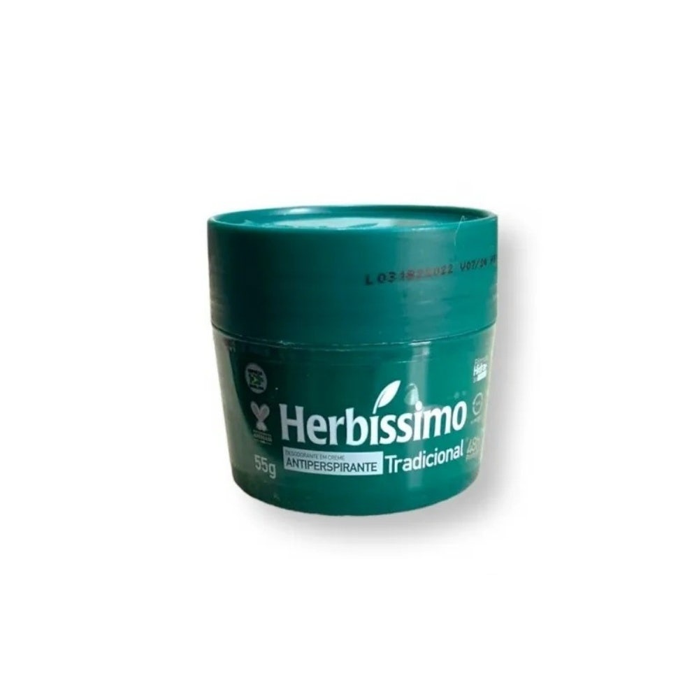 Desodorante Creme Herbíssimo Tradicional 55g em Oferta na Shopee