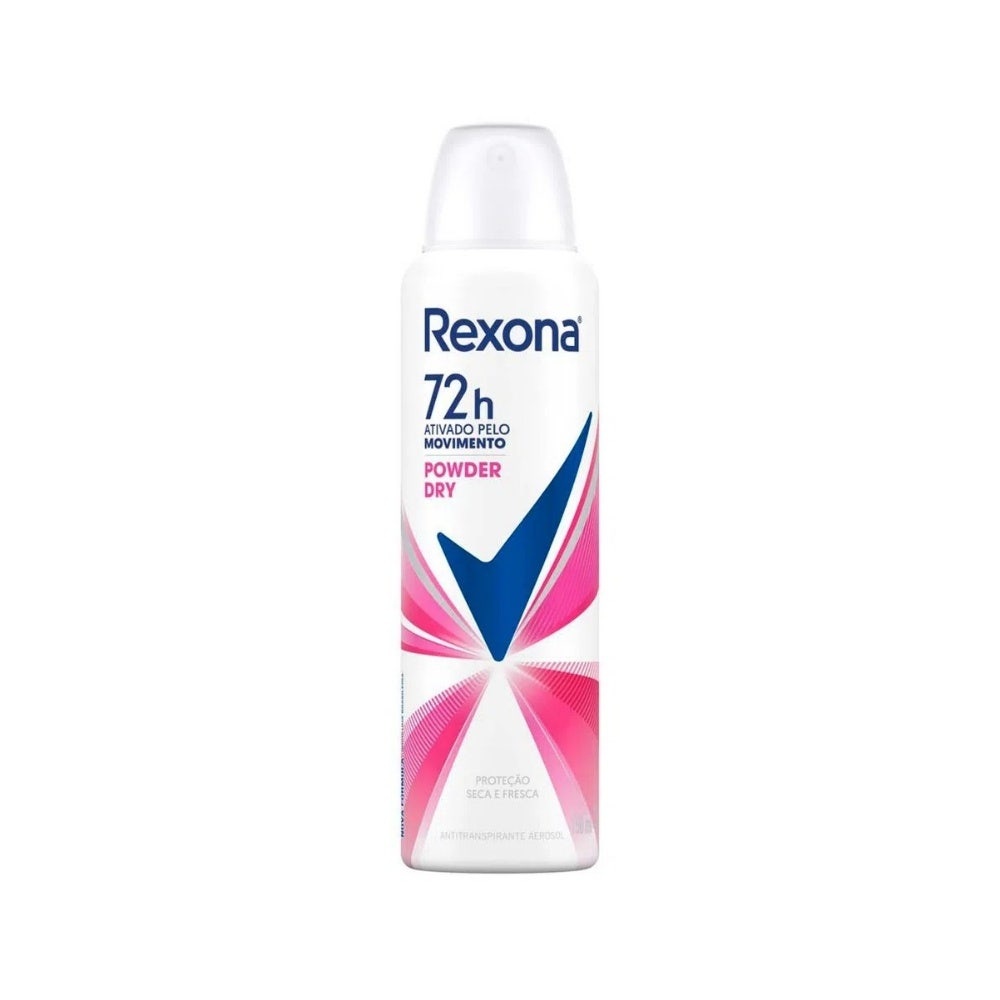 Desodorante Aerossol Rexona Feminino Powder 150ml em Oferta na Shopee