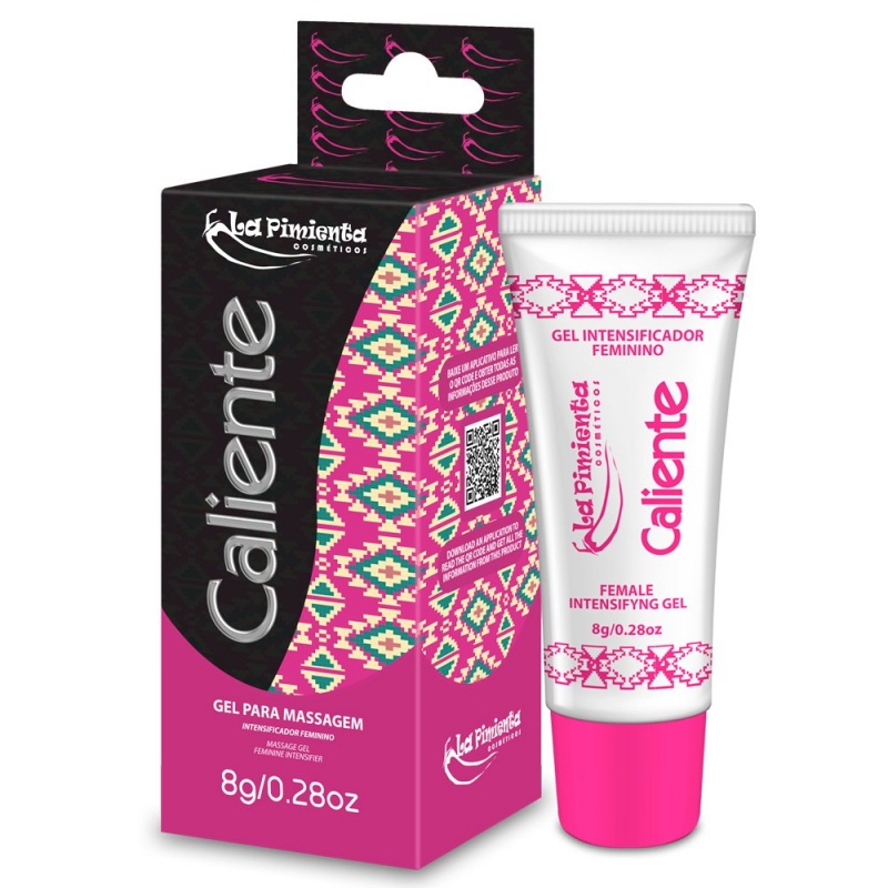 Gel Excitante Feminino Caliente Bisnaga 8g Função Esquenta