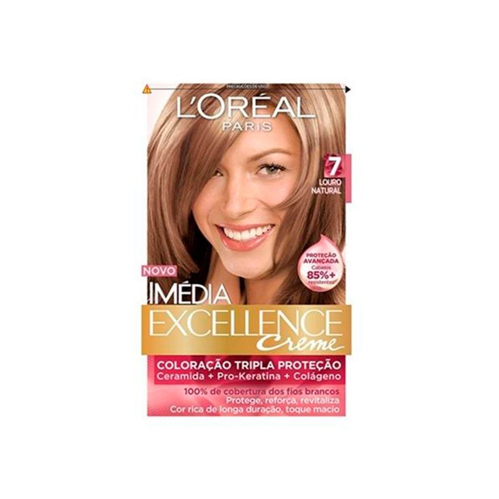 Tintura Imédia 7 Louro Natural em Oferta na Shopee
