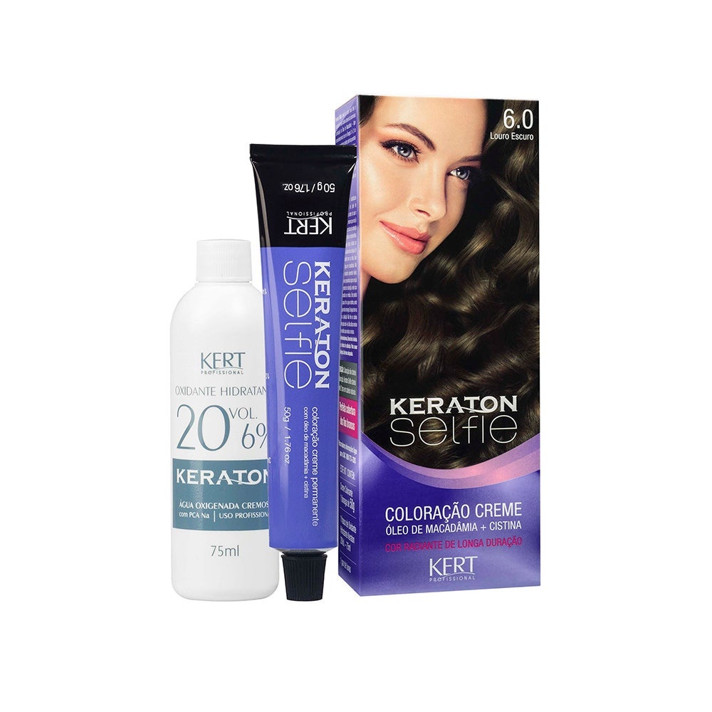Tintura Keraton Selfie 6.0 Louro Escuro