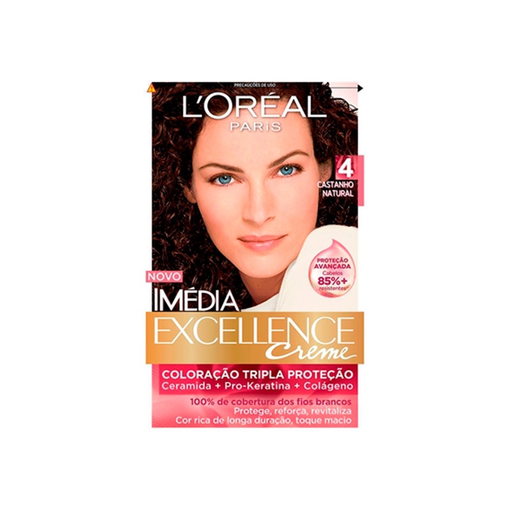 Tintura Imédia 4 Castanho Natural em Oferta na Shopee