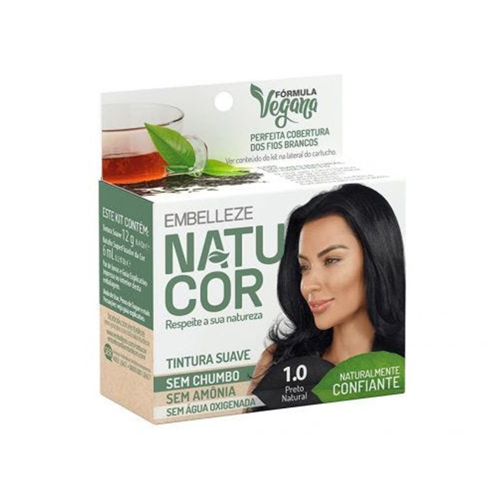 Tonalizante Natucor 1.0 Cha Preto
