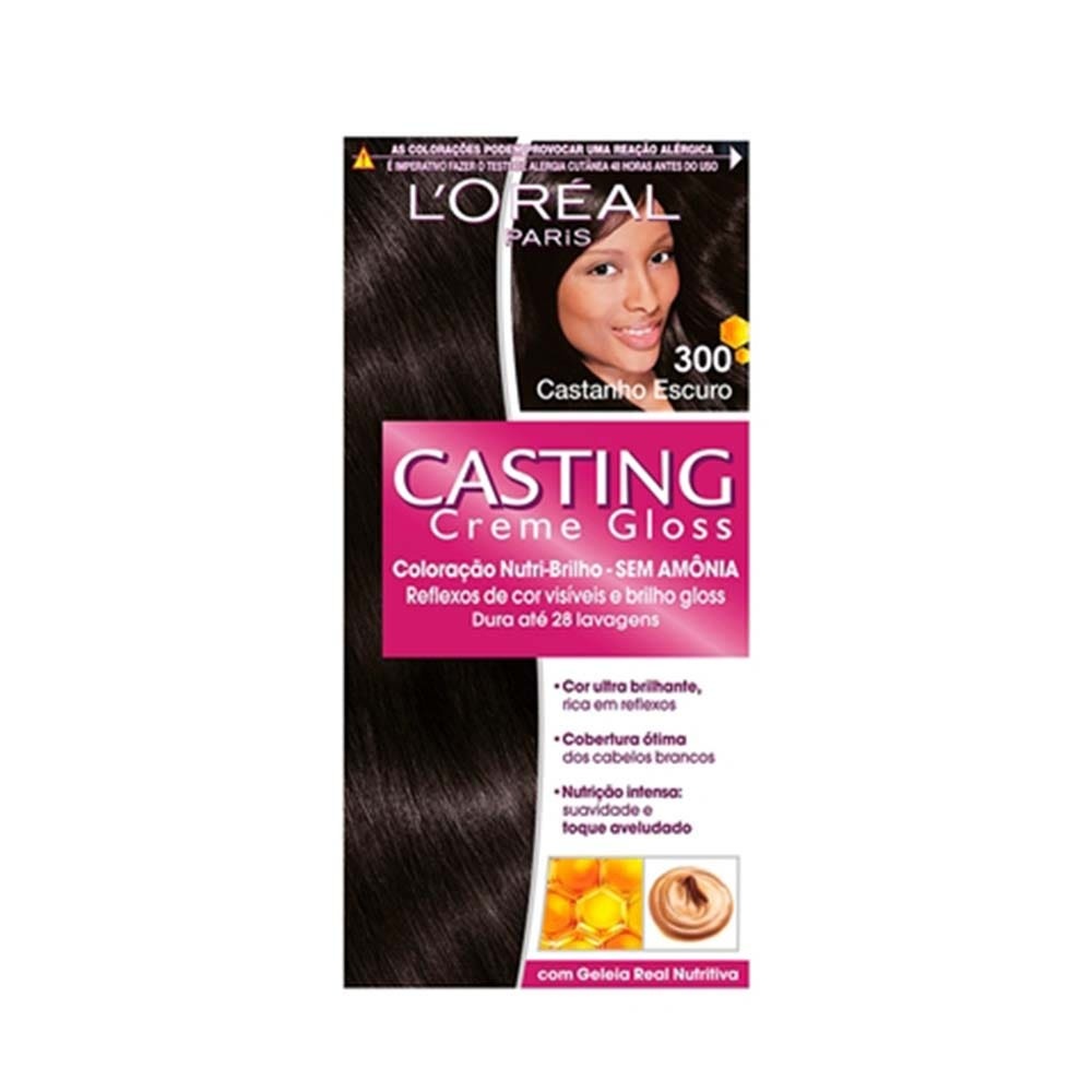 Tonalizante Casting Creme Gloss 300 Castanho Escuro em Oferta na Shopee