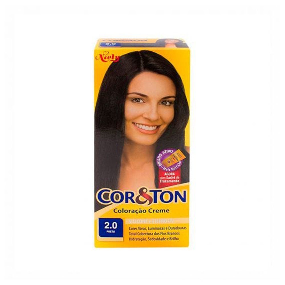 Tintura Cor & Ton 2.0 Preto em Oferta na Shopee