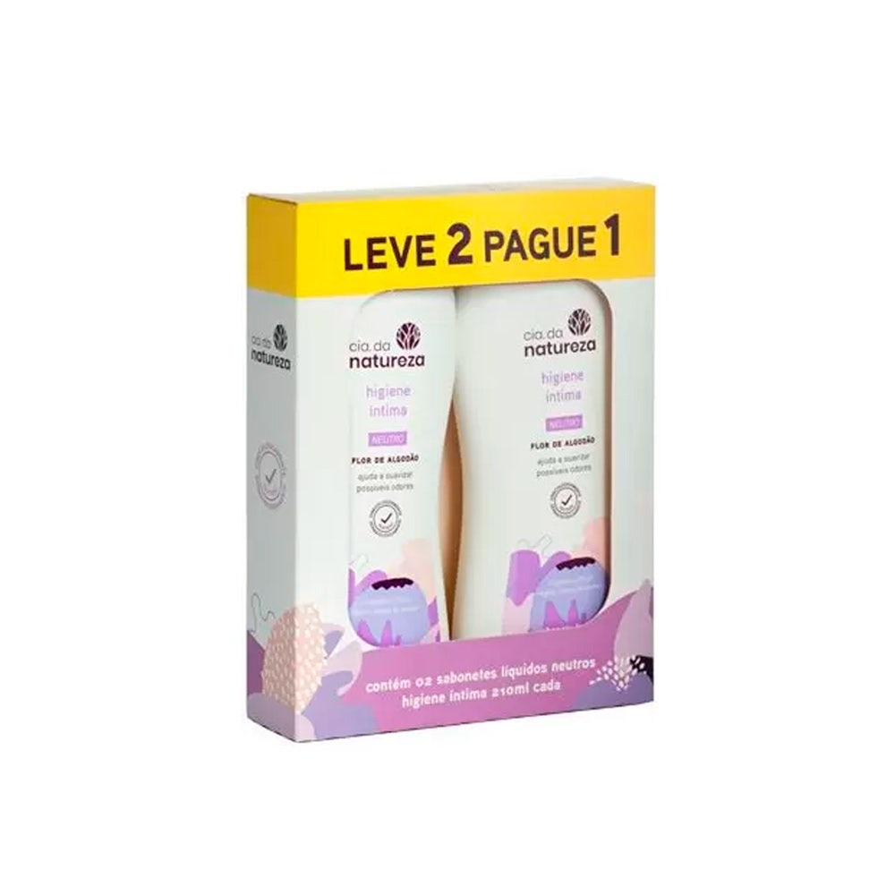 Sabonete Íntimo Cia Da Natureza Neutro Lv2 Pg1 210ml