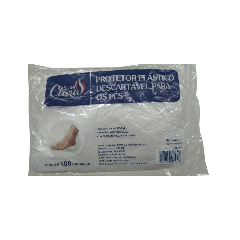 Bota Protetora Descartável Santa Clara c/ 100 Pares em Oferta na Shopee