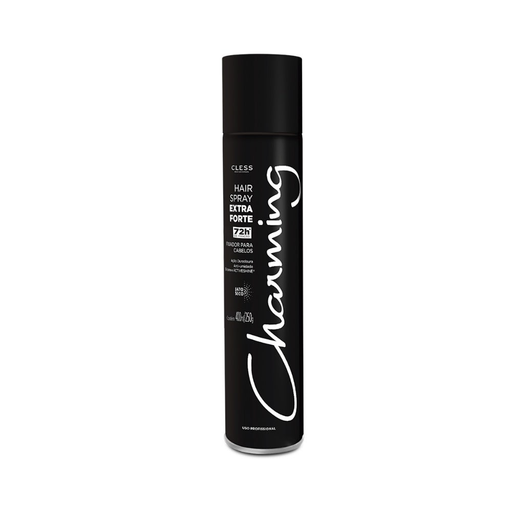 Hair Spray Charming Special Black 400Ml em Oferta na Shopee